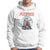 Sleigher Hail Santa Heavy Metal Christmas Rock Hoodie - Wonder Print Shop