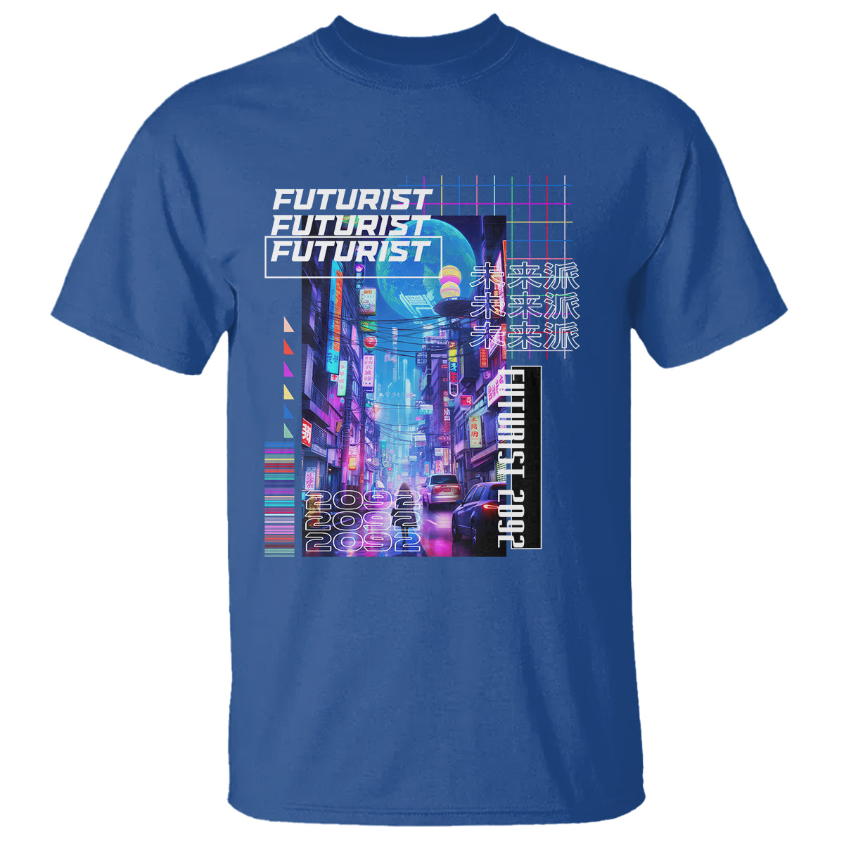 Japanese Cyberpunk T Shirt Tokyo Street Of Japan Night Futurist Aesthetic - Wonder Print Shop