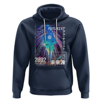 Japanese Cyberpunk Hoodie Tokyo Street Of Japan Night Futurist Aesthetic - Wonder Print Shop