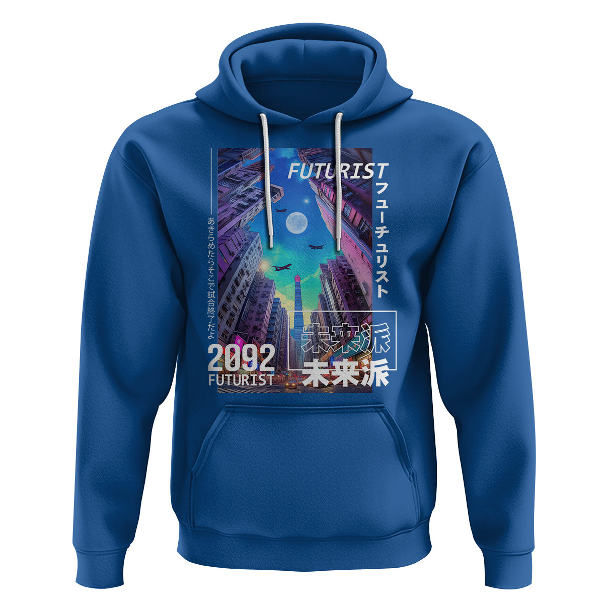 Japanese Cyberpunk Hoodie Tokyo Street Of Japan Night Futurist Aesthetic - Wonder Print Shop