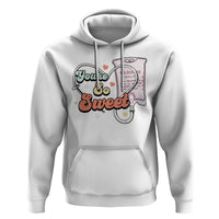 Valentine's Day Hoodie Retro Nurse Valentine You're So Sweet D10W Medical Peds PICU - Wonder Print Shop