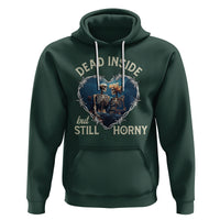 Dead Inside But Still Horny Skeleton Couple Valentine's Day Hoodie - Wonder Print Shop
