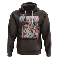 Sad Anime Girl Hoodie Vaporwave Aesthetic Japanese Otaku - Wonder Print Shop