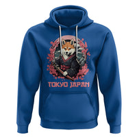 Shiba Inu Hoodie Tokyo Japan Aesthetic Sakura Japanese Cherry Blossoms - Wonder Print Shop