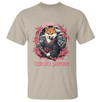 Shiba Inu T Shirt Tokyo Japan Aesthetic Sakura Japanese Cherry Blossoms - Wonder Print Shop