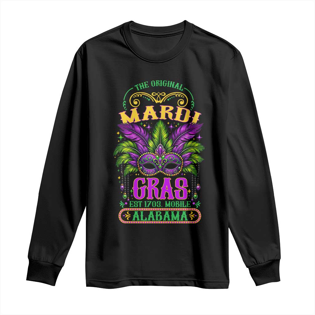 The Original Mardi Gras Mobile Alabama 1703 Long Sleeve Shirt