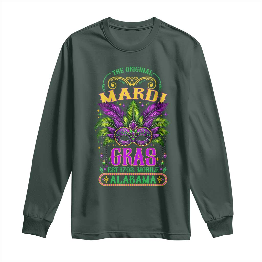 The Original Mardi Gras Mobile Alabama 1703 Long Sleeve Shirt