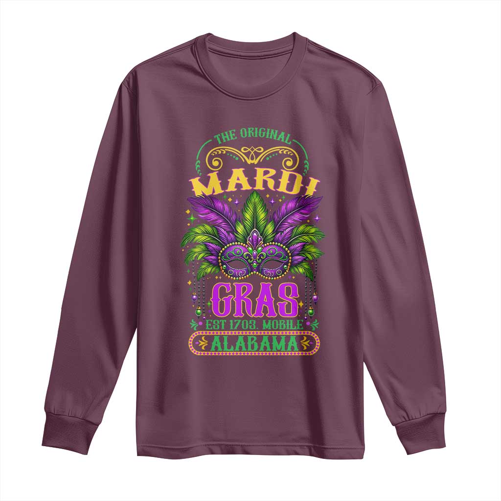 The Original Mardi Gras Mobile Alabama 1703 Long Sleeve Shirt