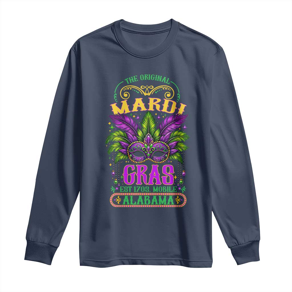 The Original Mardi Gras Mobile Alabama 1703 Long Sleeve Shirt