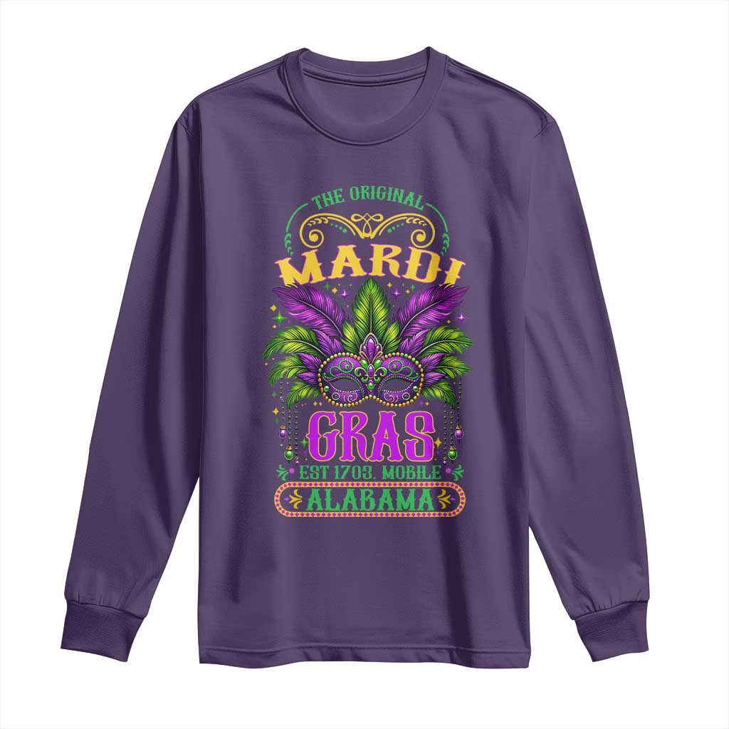The Original Mardi Gras Mobile Alabama 1703 Long Sleeve Shirt