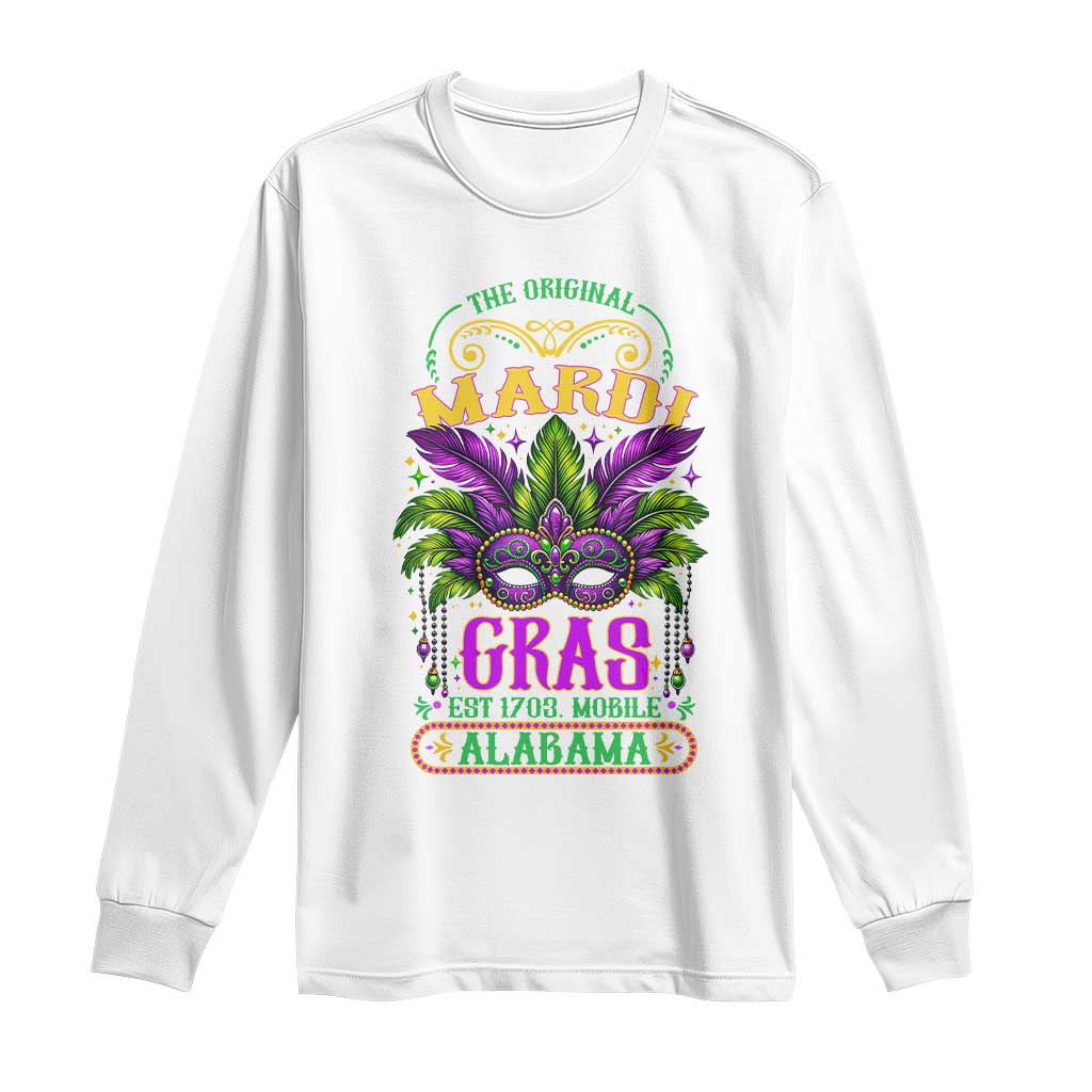 The Original Mardi Gras Mobile Alabama 1703 Long Sleeve Shirt