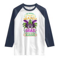 The Original Mardi Gras Mobile Alabama 1703 Raglan Shirt