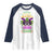 The Original Mardi Gras Mobile Alabama 1703 Raglan Shirt