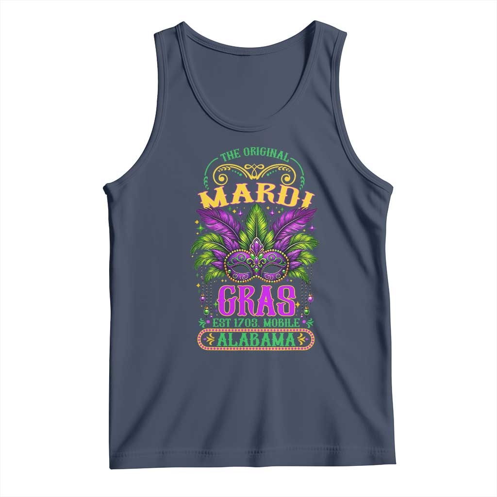 The Original Mardi Gras Mobile Alabama 1703 Tank Top