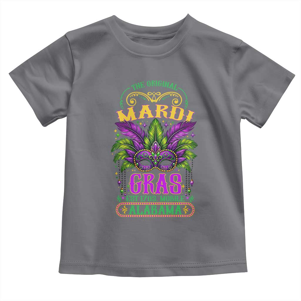The Original Mardi Gras Mobile Alabama 1703 Toddler T Shirt