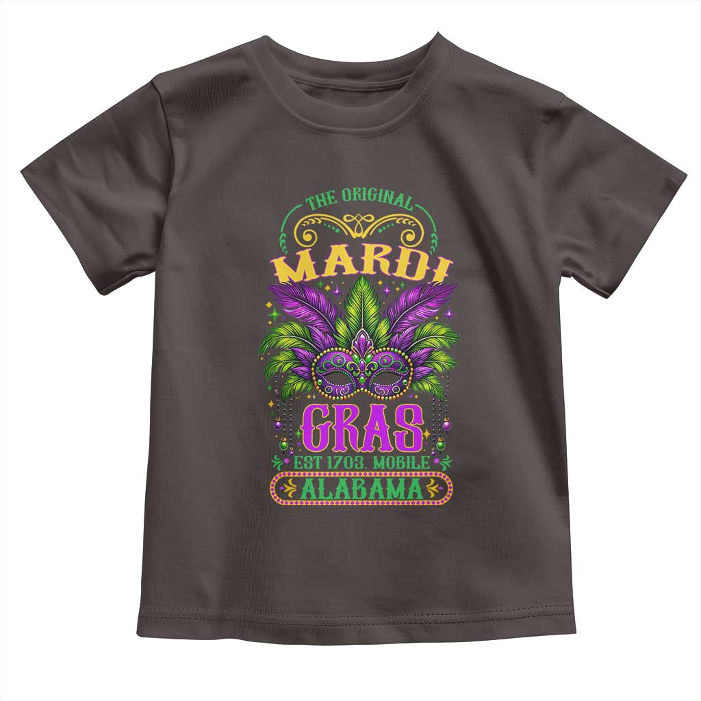 The Original Mardi Gras Mobile Alabama 1703 Toddler T Shirt