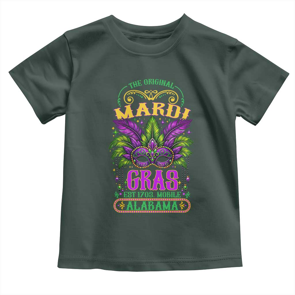 The Original Mardi Gras Mobile Alabama 1703 Toddler T Shirt