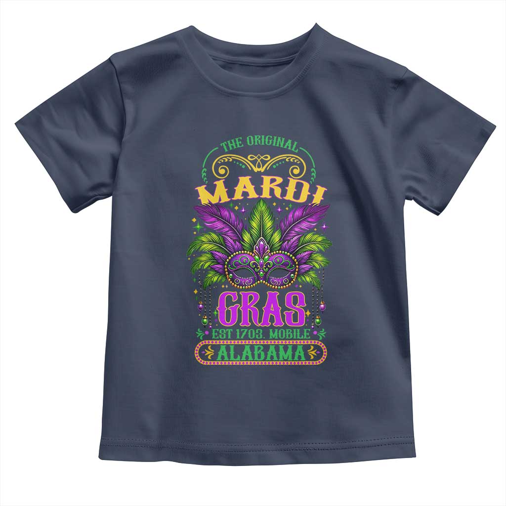 The Original Mardi Gras Mobile Alabama 1703 Toddler T Shirt