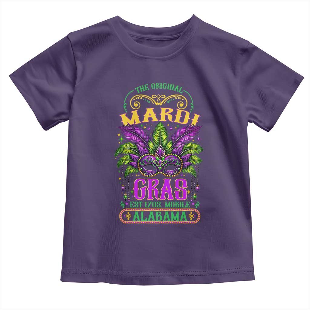 The Original Mardi Gras Mobile Alabama 1703 Toddler T Shirt