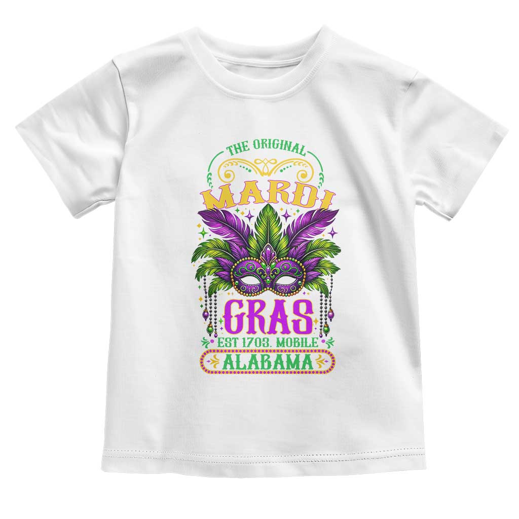 The Original Mardi Gras Mobile Alabama 1703 Toddler T Shirt