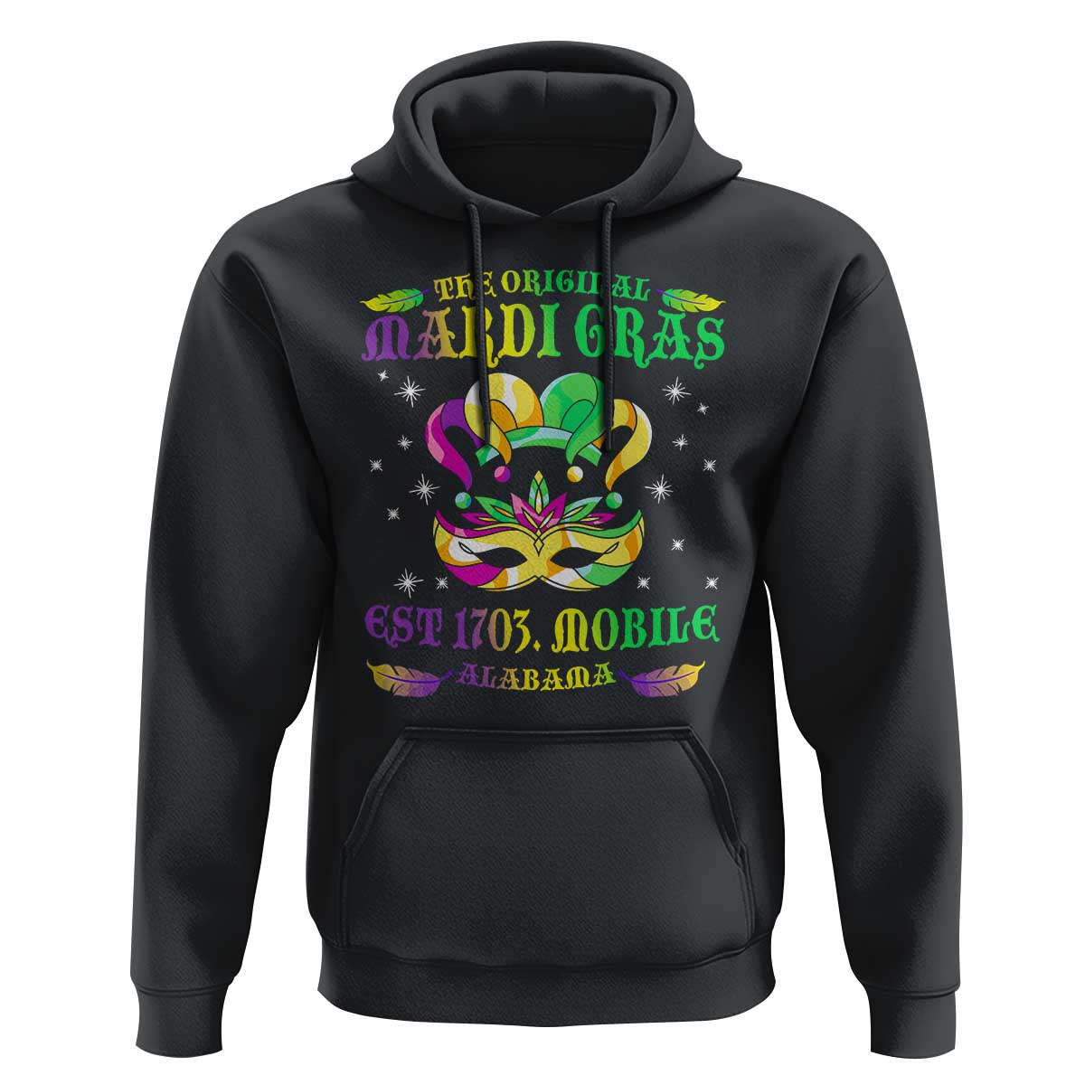 The Original Mardi Gras Hoodie Mobile Alabama 1703