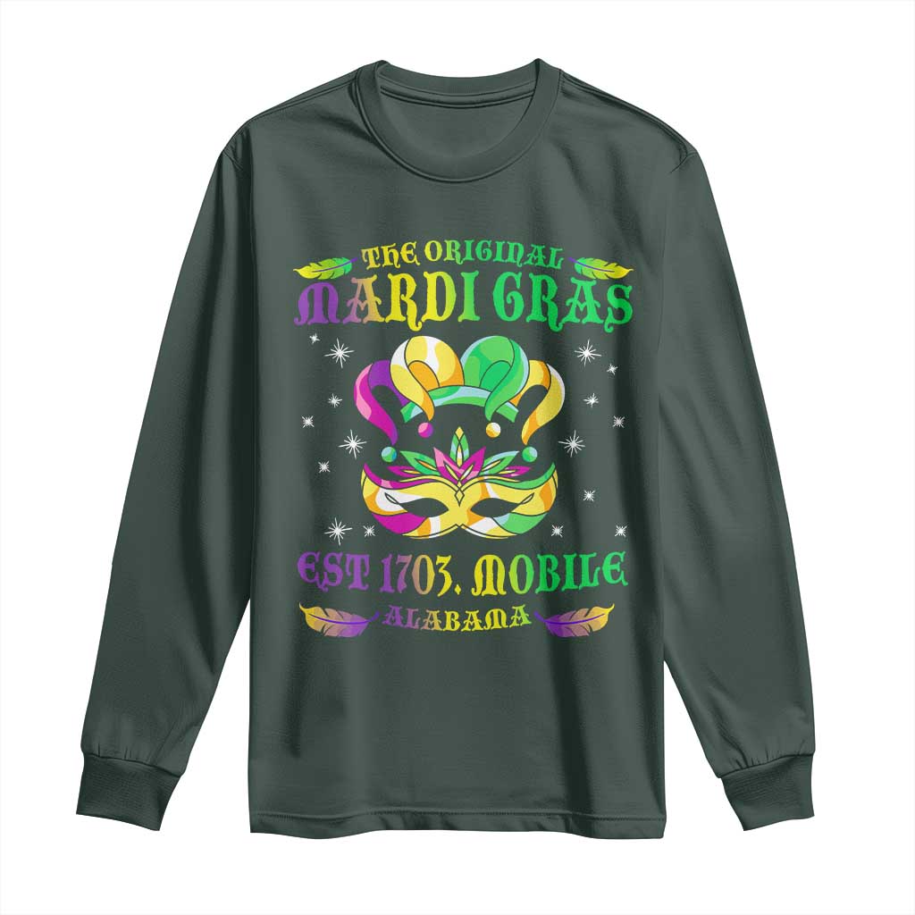 The Original Mardi Gras Long Sleeve Shirt Mobile Alabama 1703