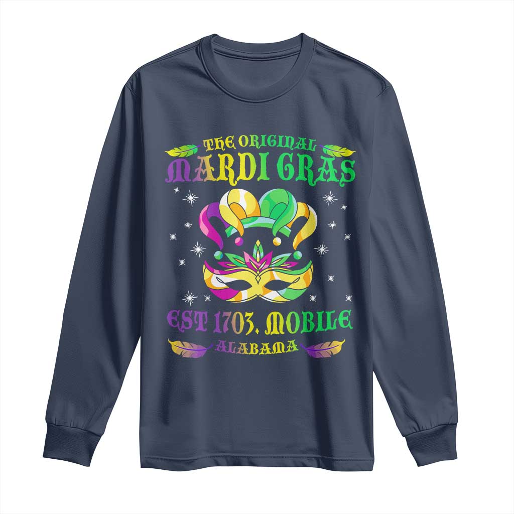 The Original Mardi Gras Long Sleeve Shirt Mobile Alabama 1703