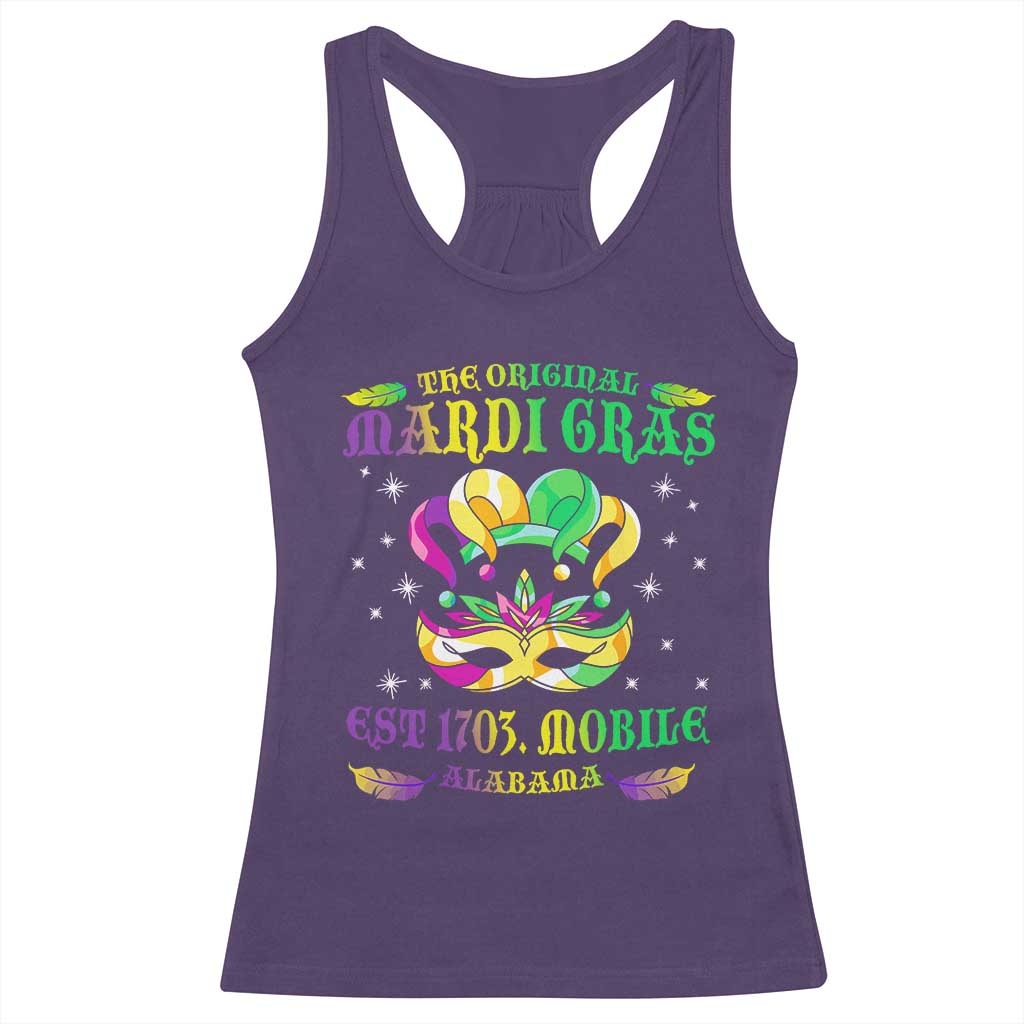 The Original Mardi Gras Racerback Tank Top Mobile Alabama 1703