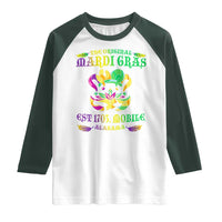 The Original Mardi Gras Raglan Shirt Mobile Alabama 1703