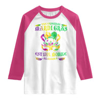 The Original Mardi Gras Raglan Shirt Mobile Alabama 1703