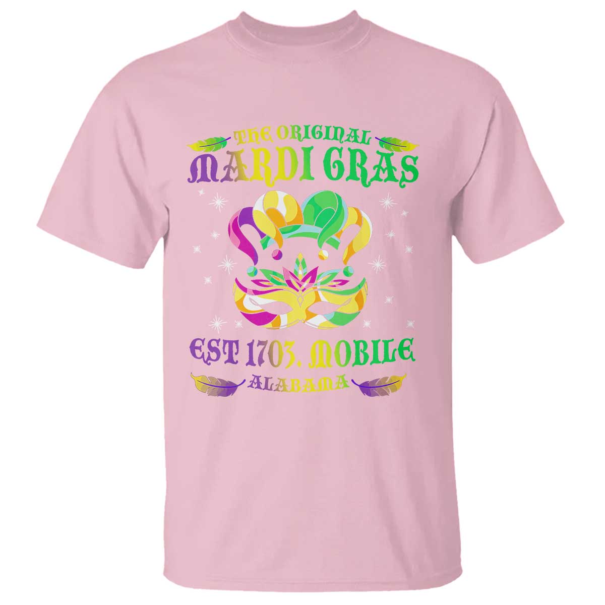 The Original Mardi Gras T Shirt Mobile Alabama 1703