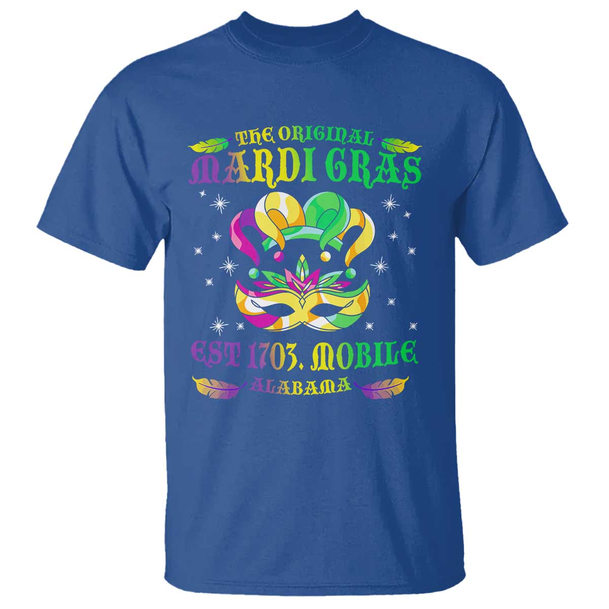 The Original Mardi Gras T Shirt Mobile Alabama 1703
