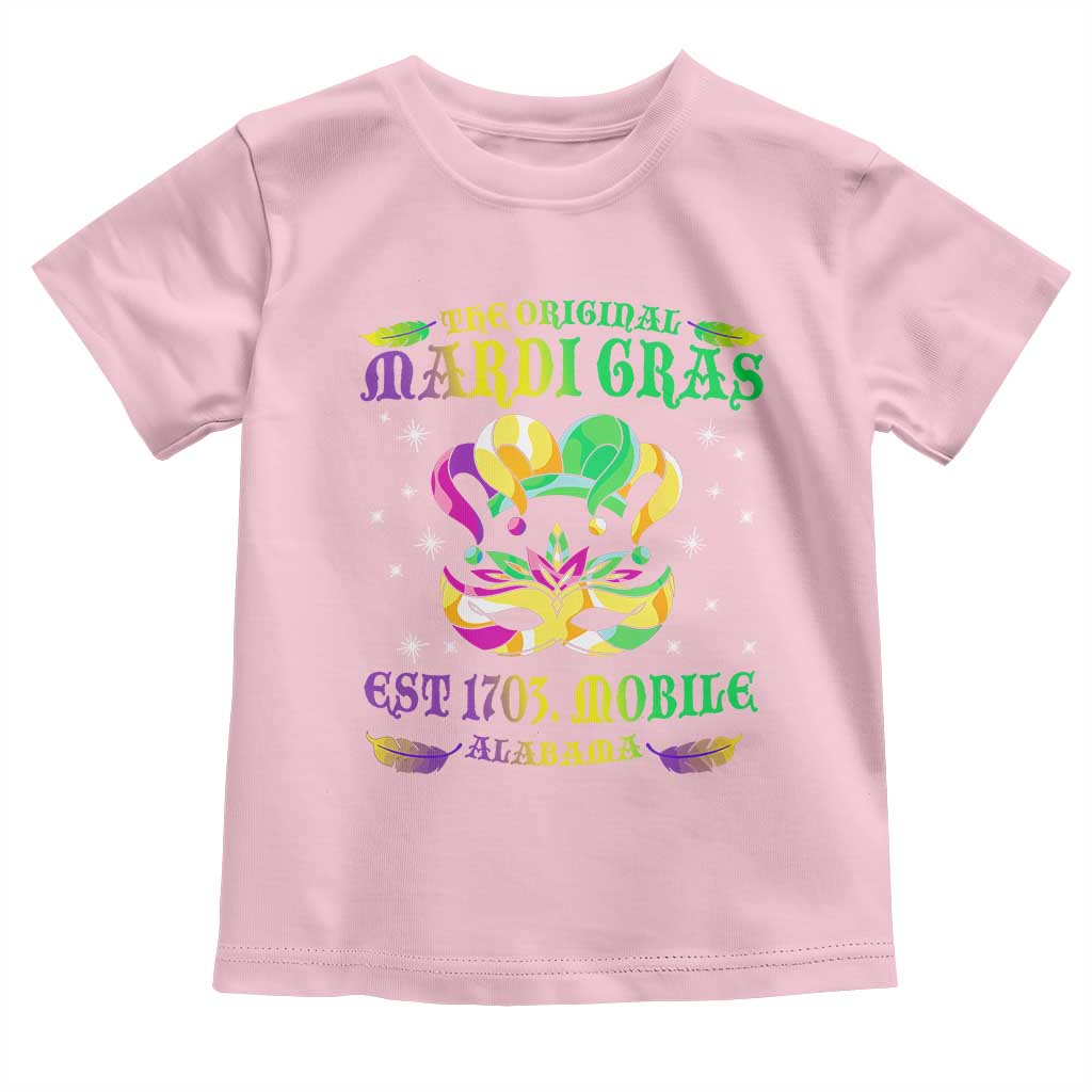The Original Mardi Gras Toddler T Shirt Mobile Alabama 1703