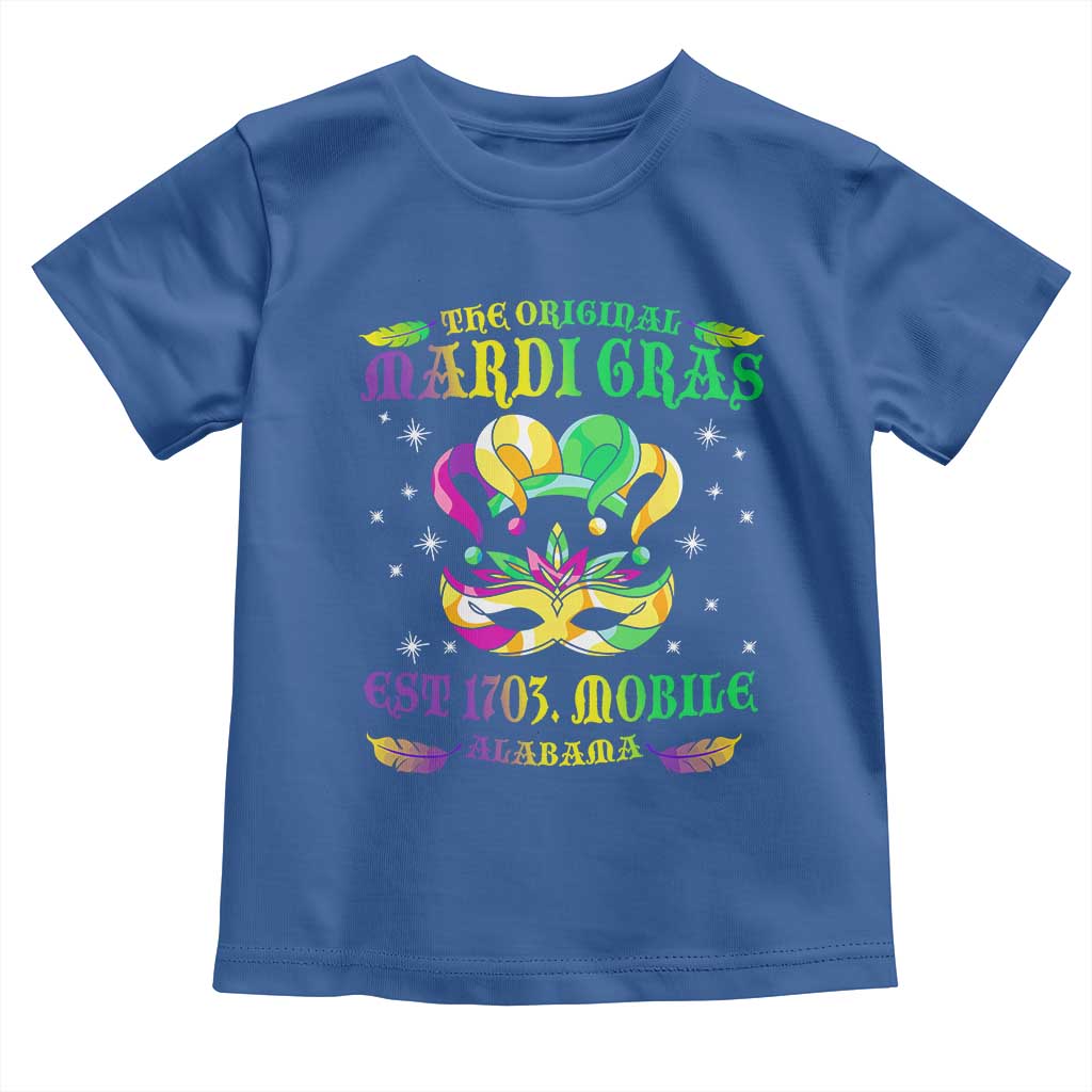 The Original Mardi Gras Toddler T Shirt Mobile Alabama 1703