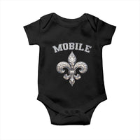 Mardi Gras Mobile Alabama Baby Onesie