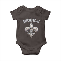 Mardi Gras Mobile Alabama Baby Onesie