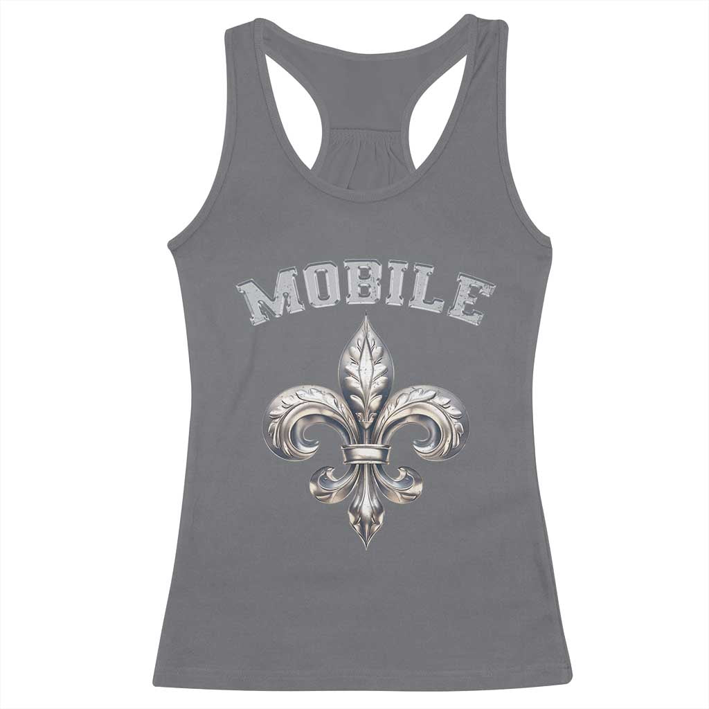 Mardi Gras Mobile Alabama Racerback Tank Top