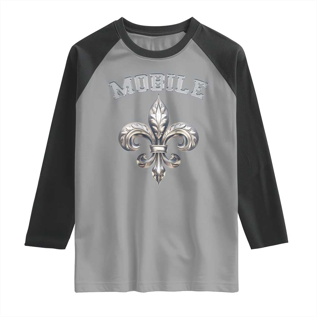 Mardi Gras Mobile Alabama Raglan Shirt