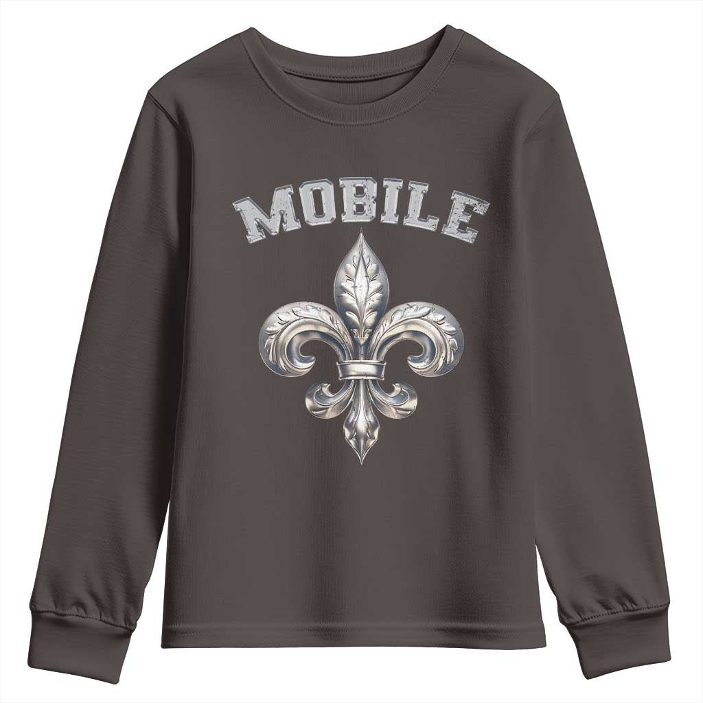 Mardi Gras Mobile Alabama Youth Sweatshirt