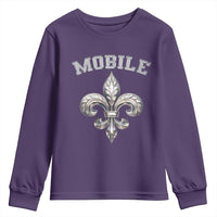 Mardi Gras Mobile Alabama Youth Sweatshirt