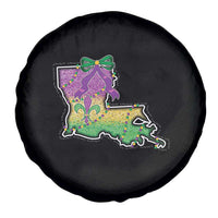 Louisiana Mardi Gras Coquette Spare Tire Cover