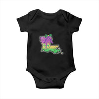 Louisiana Mardi Gras Coquette Baby Onesie