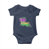 Louisiana Mardi Gras Coquette Baby Onesie