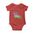 Louisiana Mardi Gras Coquette Baby Onesie