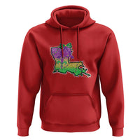 Louisiana Mardi Gras Coquette Hoodie