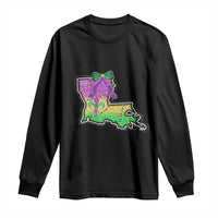 Louisiana Mardi Gras Coquette Long Sleeve Shirt