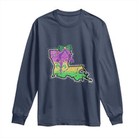 Louisiana Mardi Gras Coquette Long Sleeve Shirt