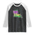 Louisiana Mardi Gras Coquette Raglan Shirt