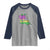 Louisiana Mardi Gras Coquette Raglan Shirt