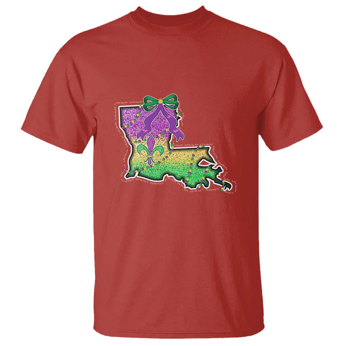 Louisiana Mardi Gras Coquette T Shirt